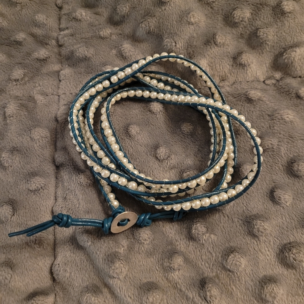 Pearl wrap bracelet